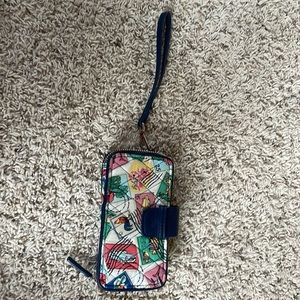 Vera Bradley wristlet stamp pattern